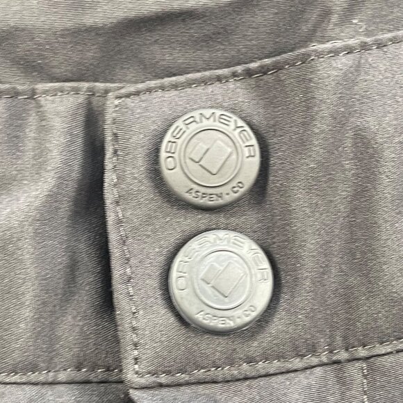 Obermeyer Ski Pants Teen Medium 10-12 Black Enforcer Insulated Suspenders - Picture 5 of 16